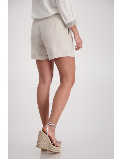 Pantalones cortos beige para mujer - Monari